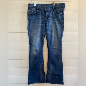 Diesel flare jeans!